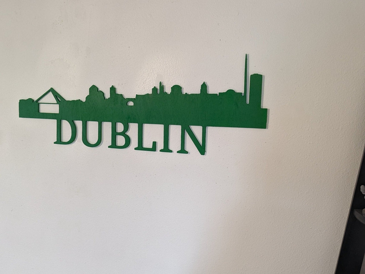 Dublin Skyline Sign, Dublin Wood Sign, Dublin LED Sign, Dublin Skyline Wall Art, Dublin Gift, Wall Decoration, Custom Sign - TitanOakDecor
