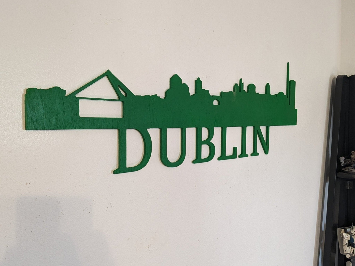 Dublin Skyline Sign, Dublin Wood Sign, Dublin LED Sign, Dublin Skyline Wall Art, Dublin Gift, Wall Decoration, Custom Sign - TitanOakDecor