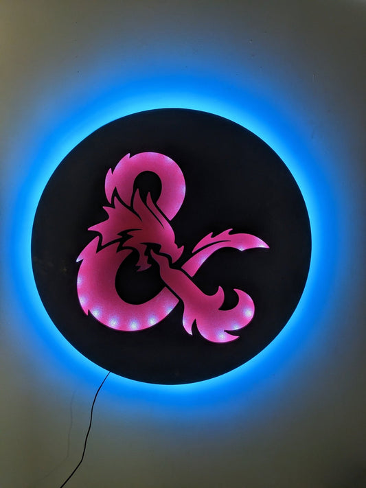 Dungeons & Dragons LED Wall Art - TitanOakDecor