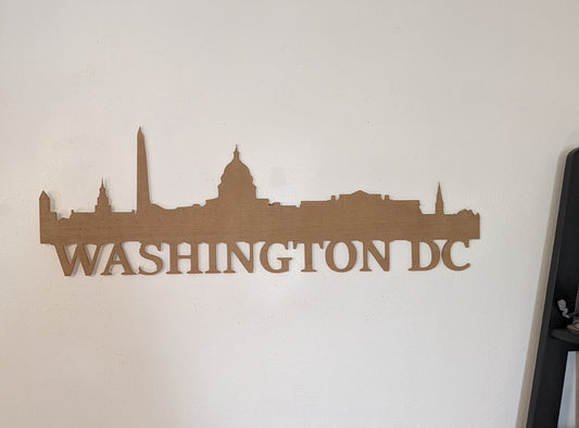 Washington DC Skyline, Washington DC Wood Sign, Washington DC Wall Art, Washington dc Gift, Wall Decoration, Custom Sign