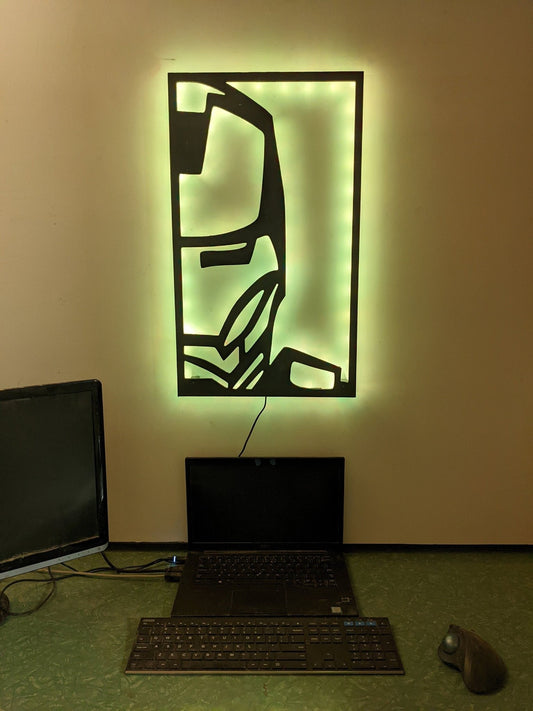 Iron Man LED Wall Art - TitanOakDecor