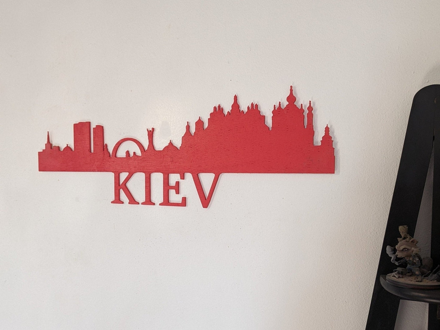 Kiev Skyline Sign, Kiev Wood Sign, Kiev LED Sign, Kiev Skyline Wall Art, Kiev Gift, Wall Decoration, Custom Sign - TitanOakDecor