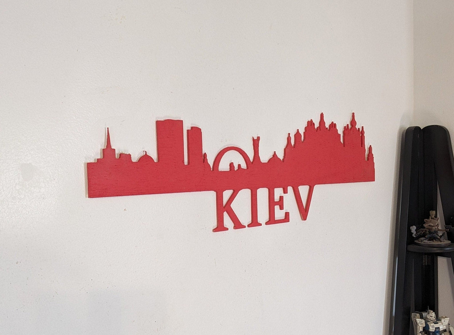 Kiev Skyline Sign, Kiev Wood Sign, Kiev LED Sign, Kiev Skyline Wall Art, Kiev Gift, Wall Decoration, Custom Sign - TitanOakDecor
