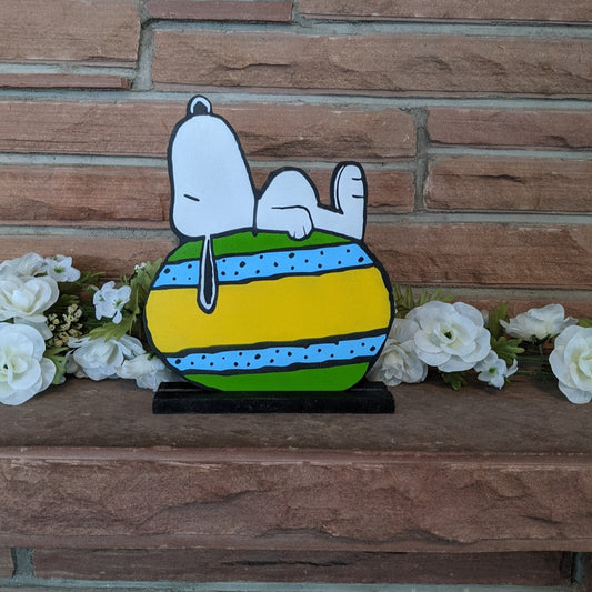 Easter Snoopy Tabletop Decoration - TitanOakDecor