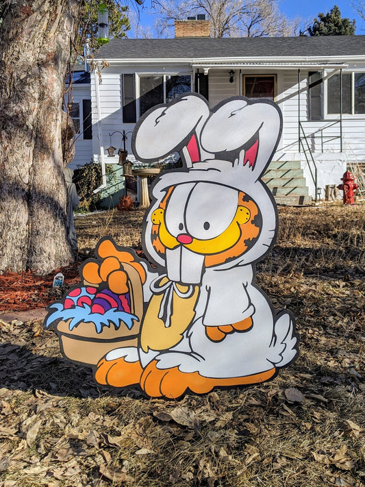 Garfield Easter Bunny - TitanOakDecor