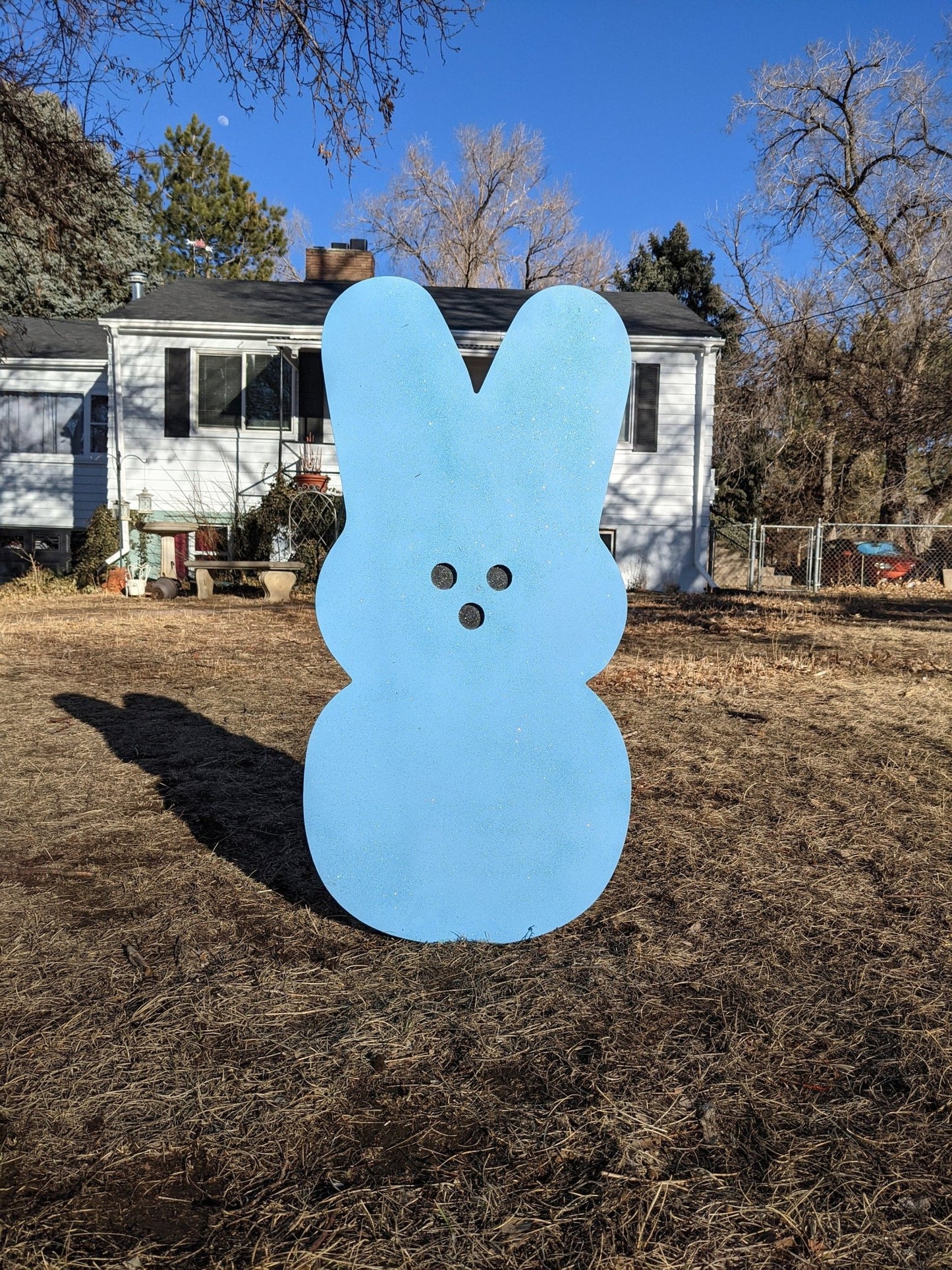 Large Easter Peep Yard Art Lawn Art Easter Decor - TitanOakDecor