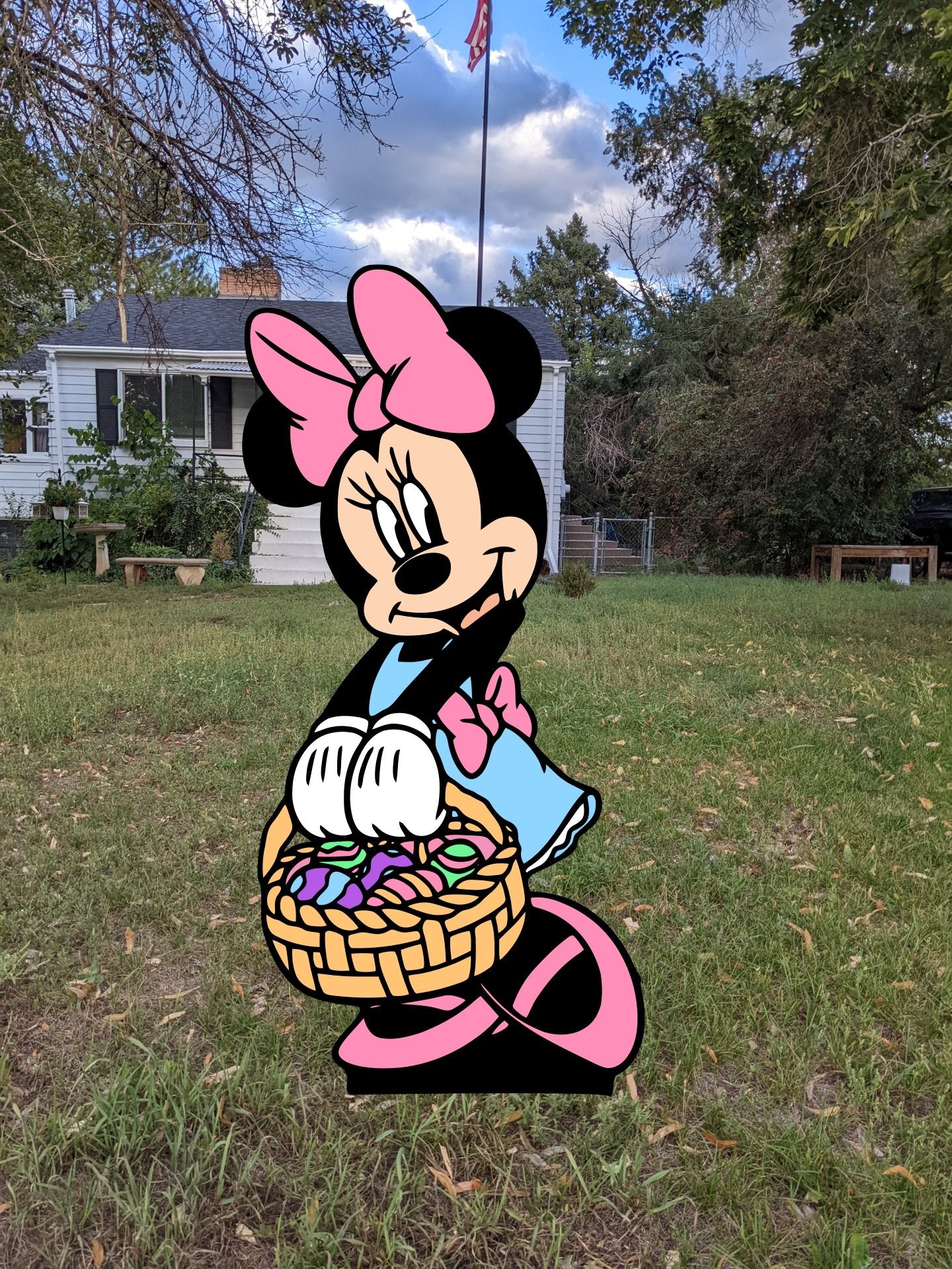 Mickey and Friends Easter Egg Yard Art Set - TitanOakDecor