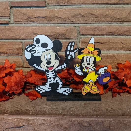 Mickey and Minnie Mini Halloween Set - TitanOakDecor