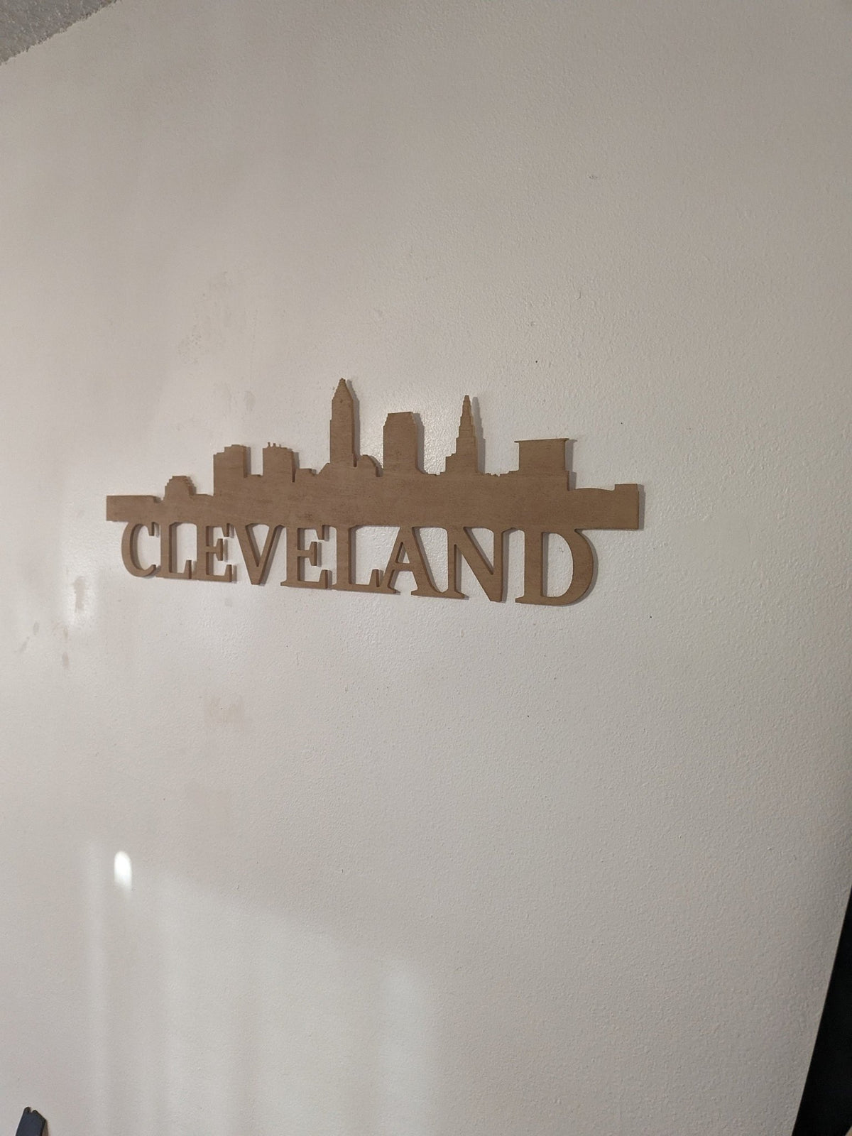 Cleveland Skyline Sign, Cleveland Wood Sign, Cleveland Sign, Cleveland Skyline Wall Art, Cleveland Gift, Wall Decoration, Custom City Sign - TitanOakDecor