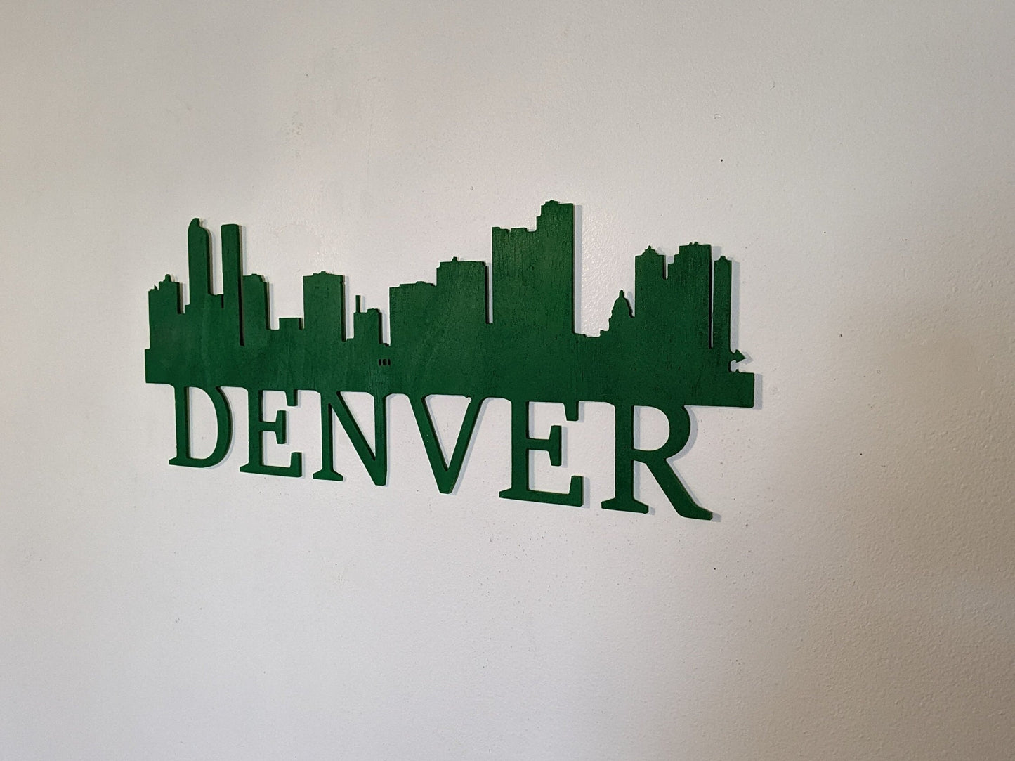 Denver Skyline Sign, Denver Wood Sign, Denver Sign, Denver Skyline Wall Art, Denver Gift, wall decoration, Custom Sign, Mile High City