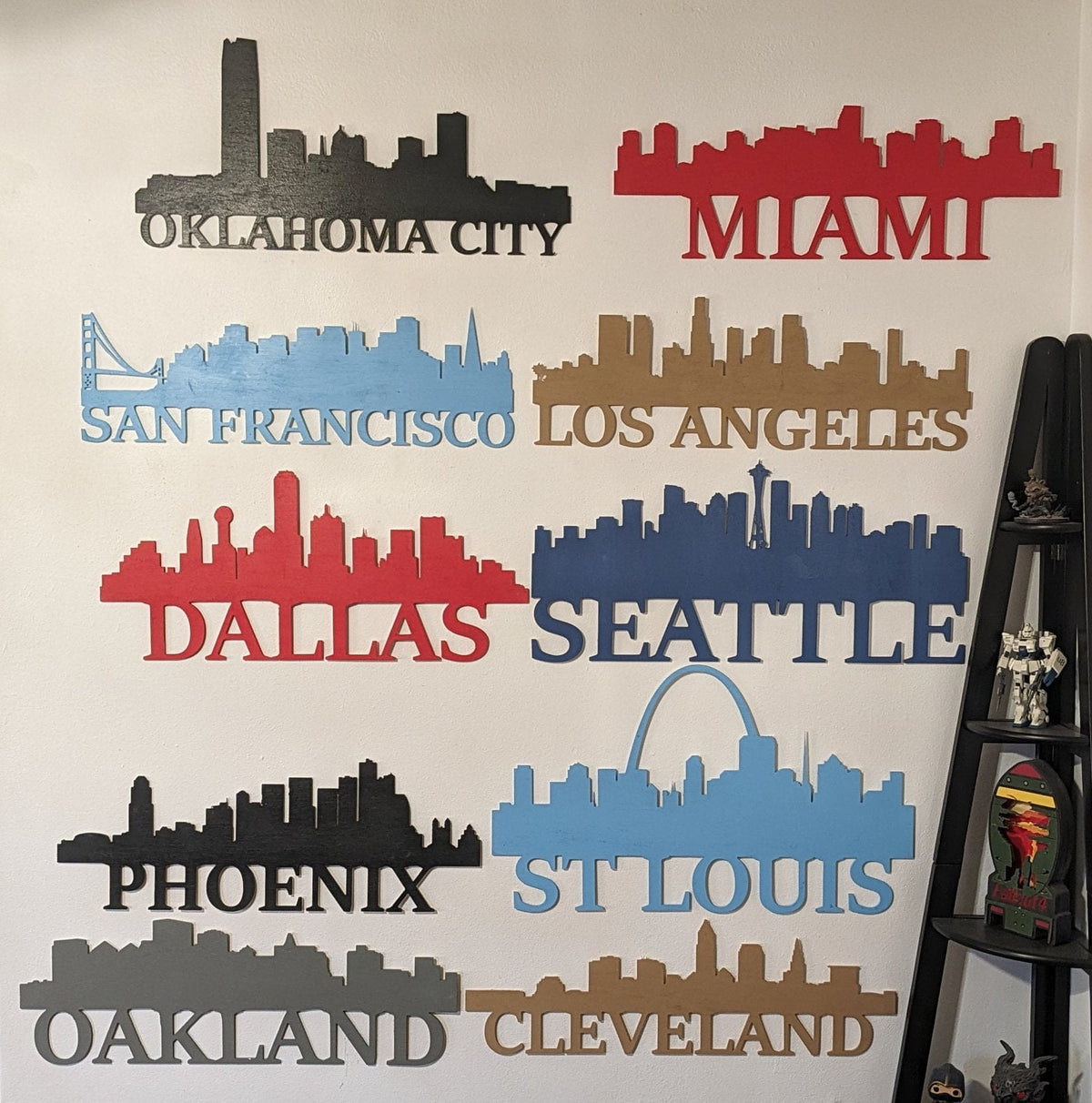 Dallas Skyline Sign, Dallas Wood Sign, Dallas Sign, Dallas Skyline Wall Art, Dallas Gift, wall decoration, Custom Sign
