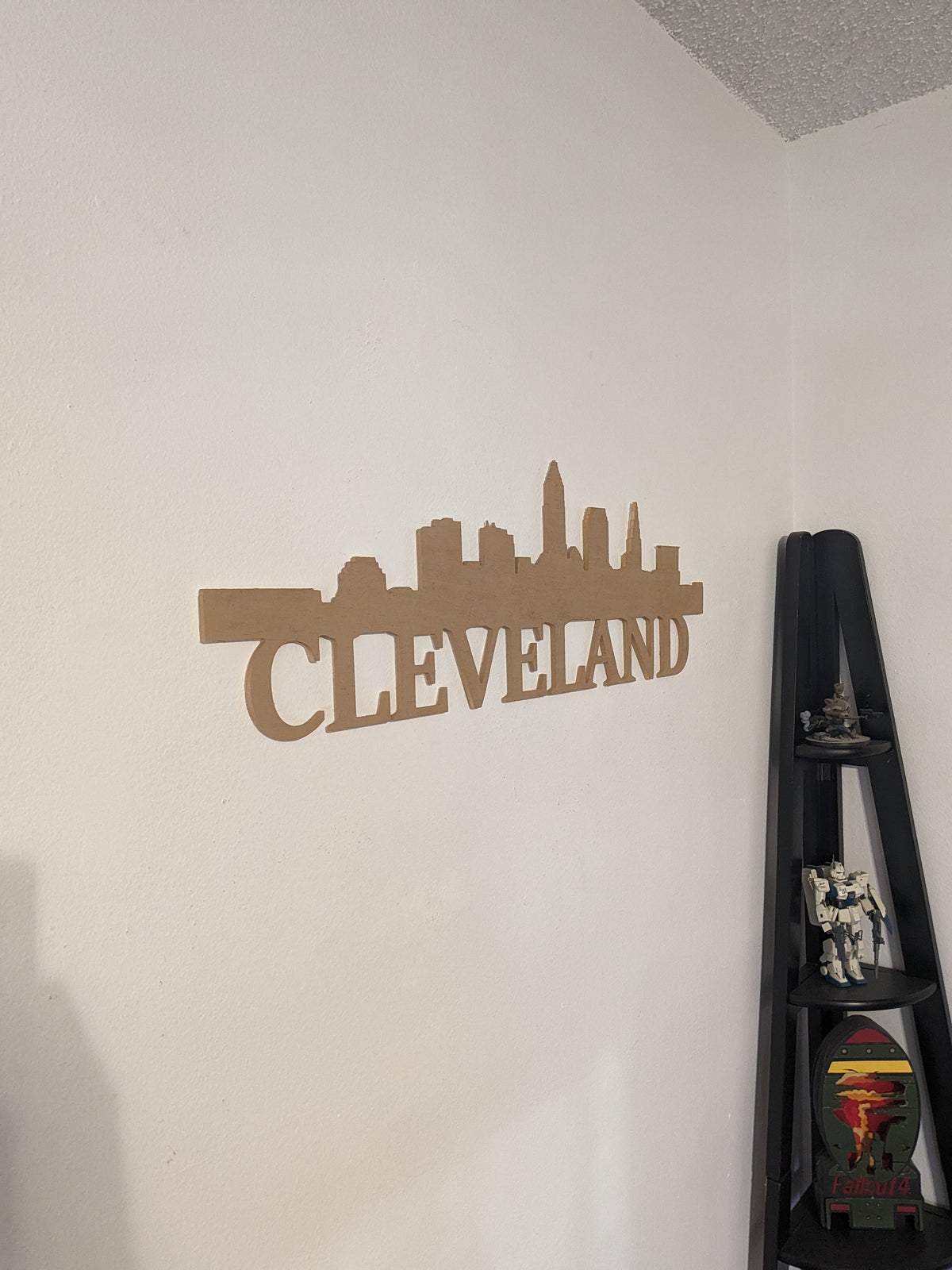Cleveland Skyline Sign, Cleveland Wood Sign, Cleveland Sign, Cleveland Skyline Wall Art, Cleveland Gift, Wall Decoration, Custom City Sign