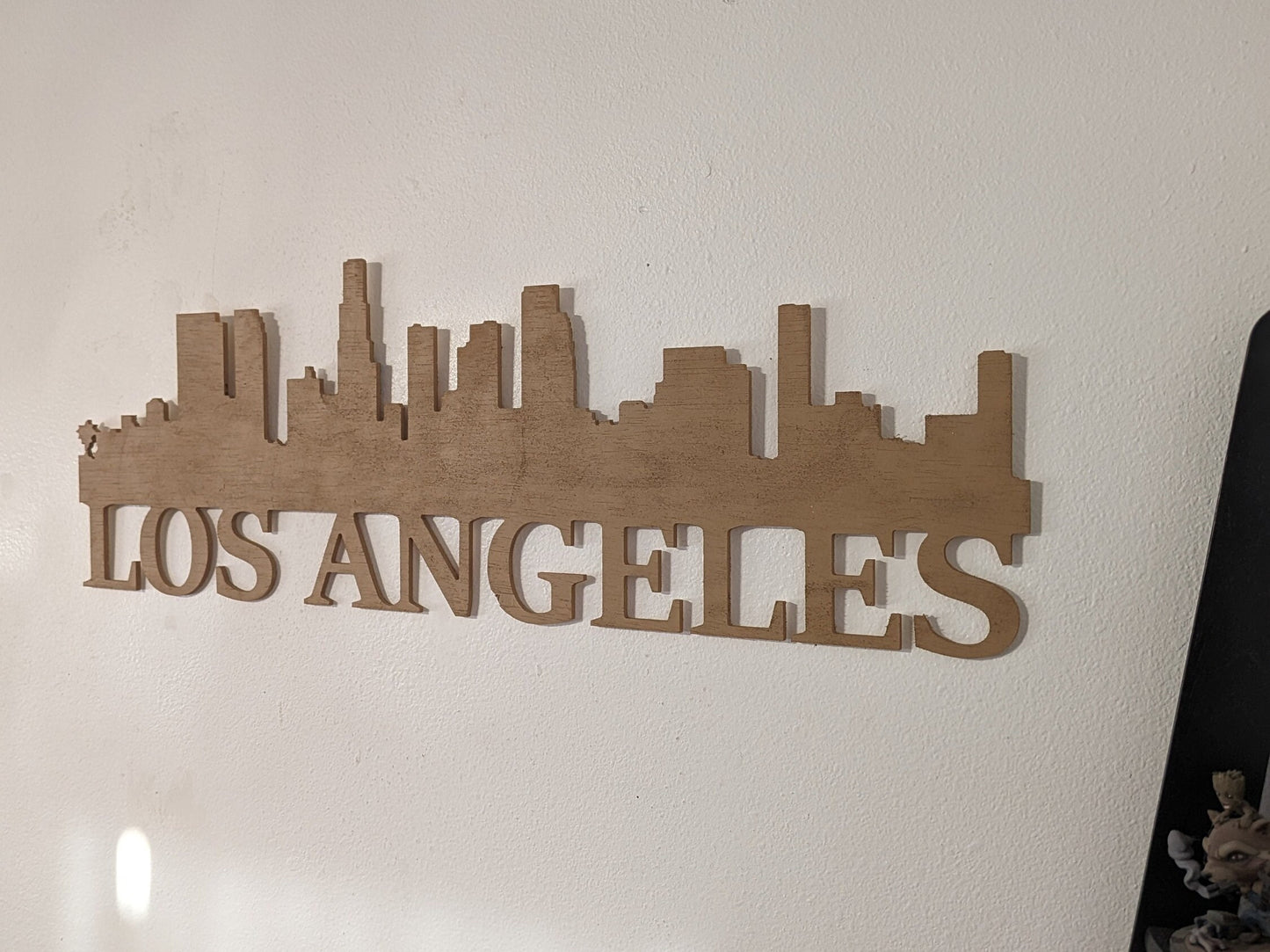 Los Angeles Skyline Sign, Los Angeles Wood Sign, Los Angeles Sign, Los Angeles Skyline, Los Angeles Gift, Wall Decoration, Custom City Sign