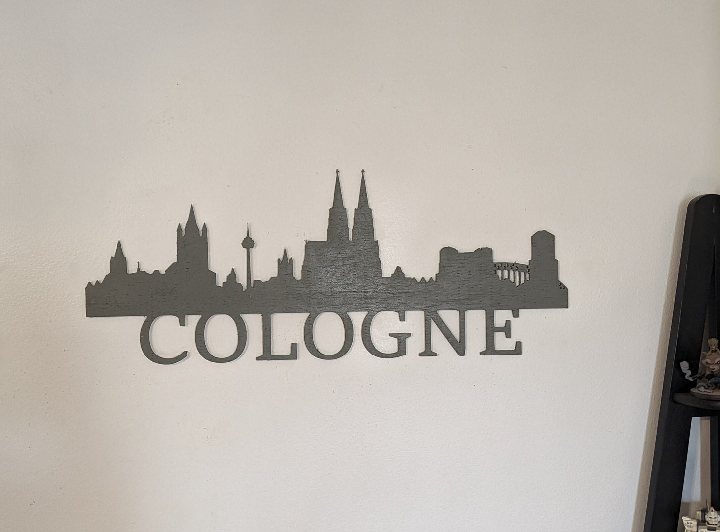 Cologne Skyline Sign, Cologne Wood Sign, Cologne Sign, Cologne Skyline Wall Art, Cologne Gift, Wall Decoration, Custom Sign