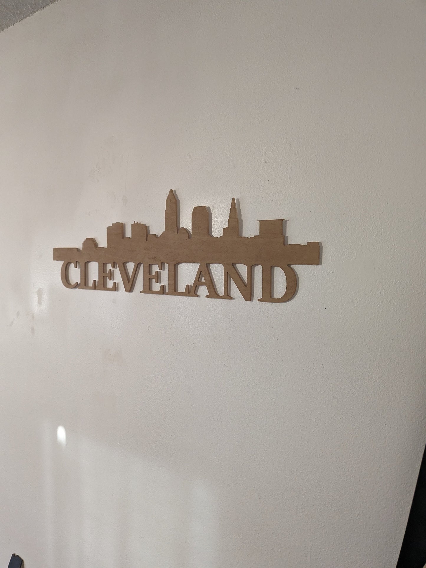 Cleveland Skyline Sign, Cleveland Wood Sign, Cleveland Sign, Cleveland Skyline Wall Art, Cleveland Gift, Wall Decoration, Custom City Sign