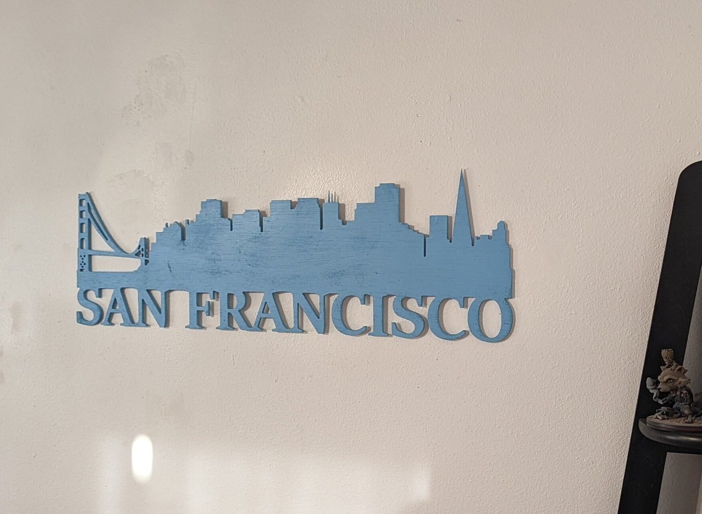 San Francisco Skyline Sign, San Francisco Wood Sign,  San Francisco Skyline Art, San Francisco Gift, Wall Decoration, Custom City Sign