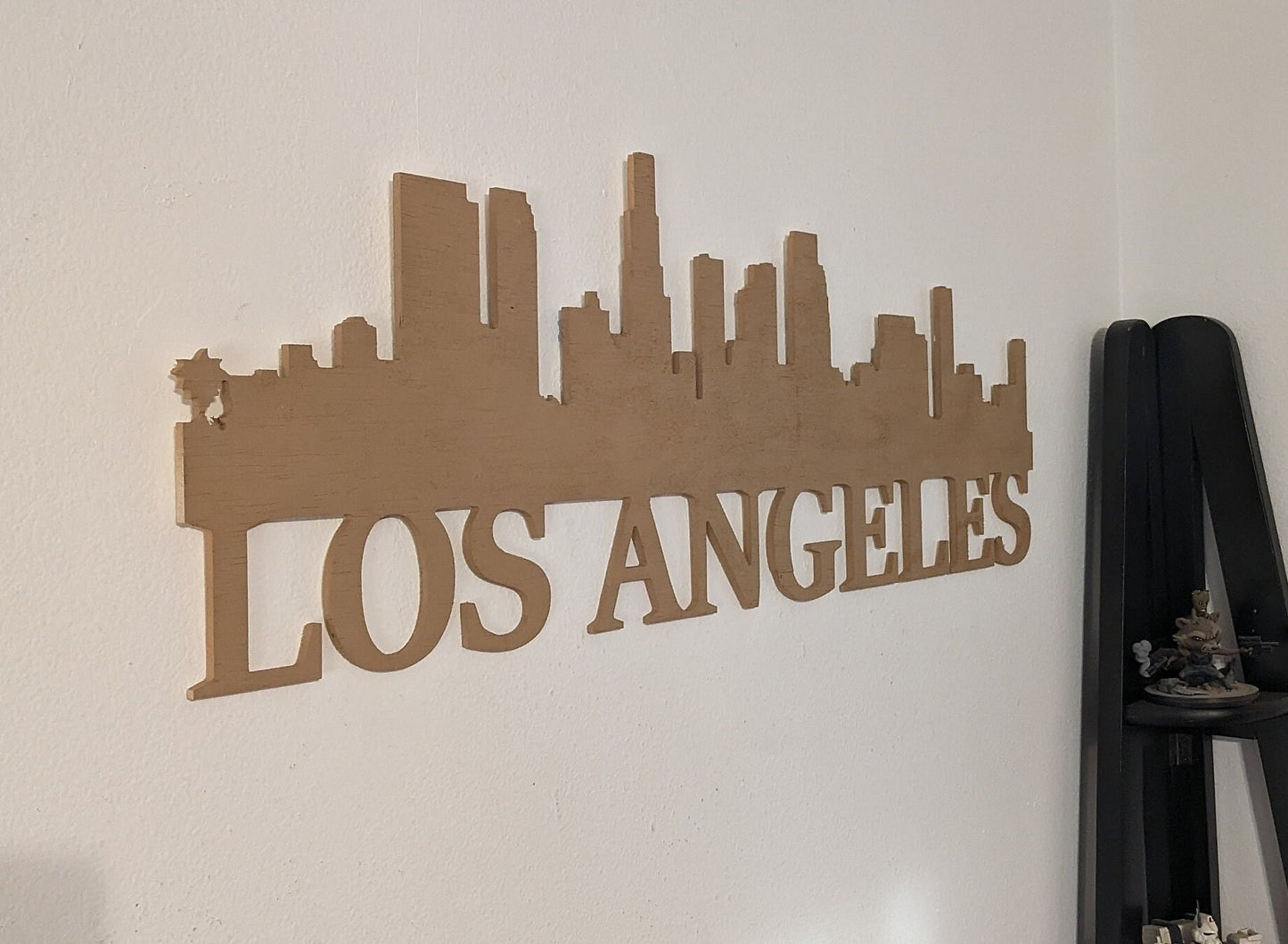 Los Angeles Skyline Sign, Los Angeles Wood Sign, Los Angeles Sign, Los Angeles Skyline, Los Angeles Gift, Wall Decoration, Custom City Sign