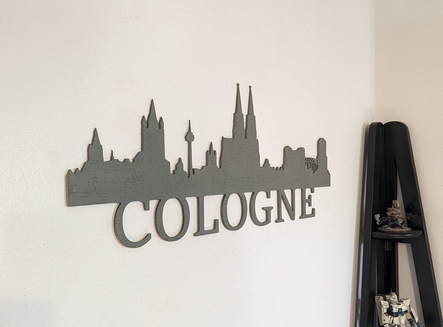 Cologne Skyline Sign, Cologne Wood Sign, Cologne Sign, Cologne Skyline Wall Art, Cologne Gift, Wall Decoration, Custom Sign