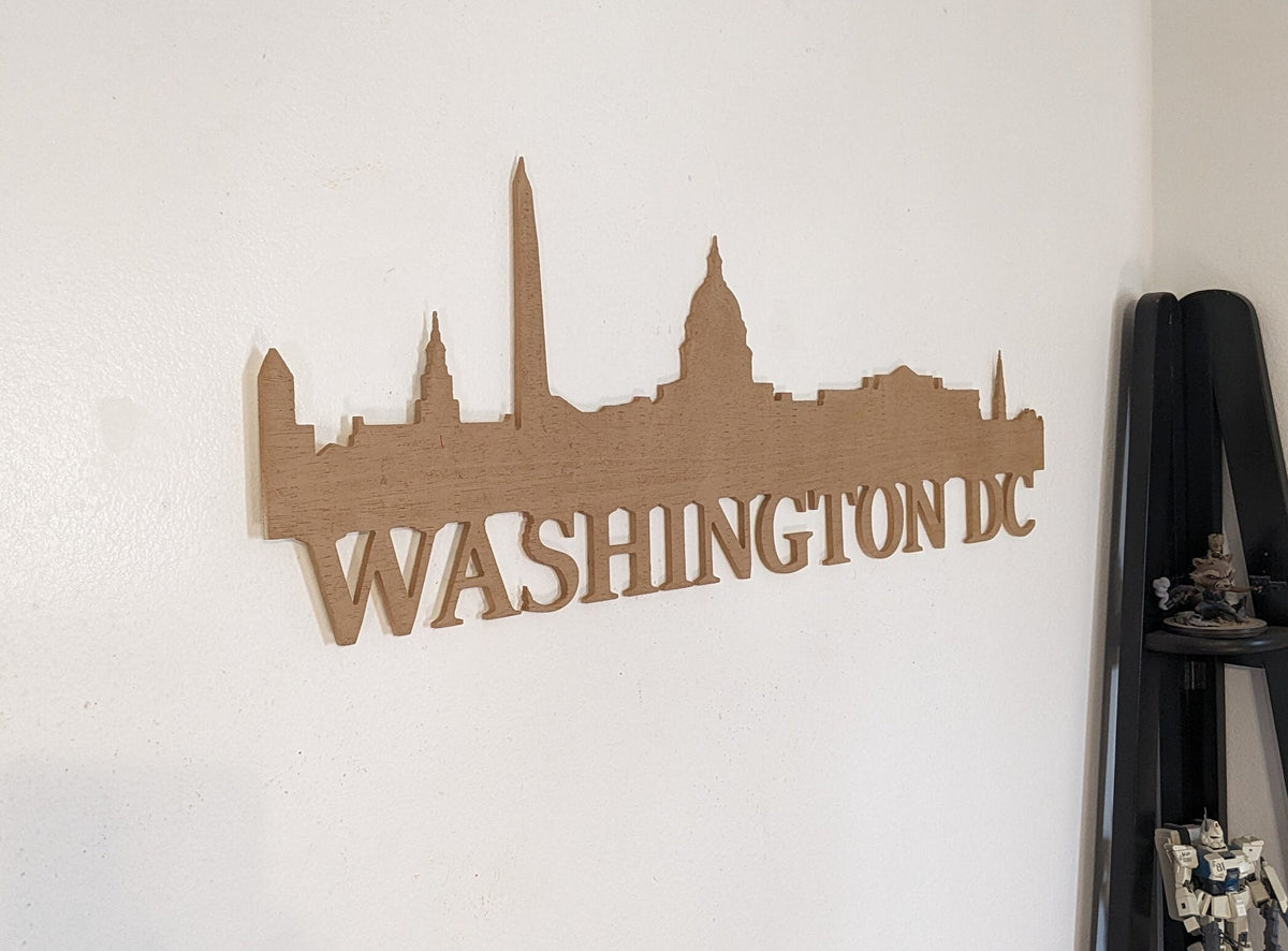 Washington DC Skyline, Washington DC Wood Sign, Washington DC Wall Art, Washington dc Gift, Wall Decoration, Custom Sign