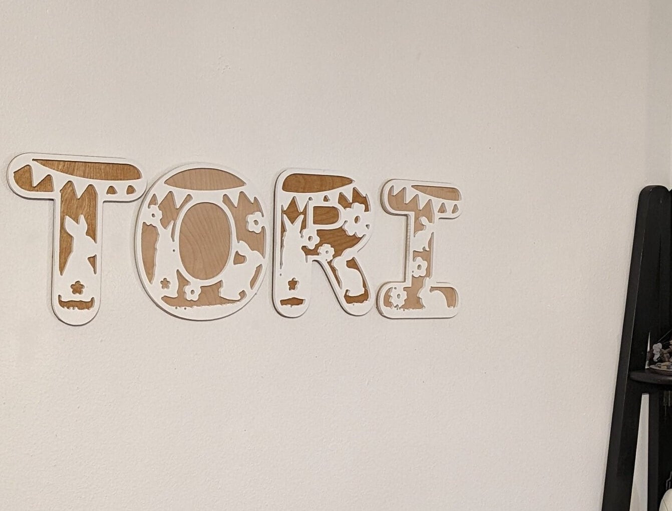 Name Sign For Rabbit Bunny Name Sign, Bunny letters, Letter Nursery Sign, Bunny Decor, Nurs ...