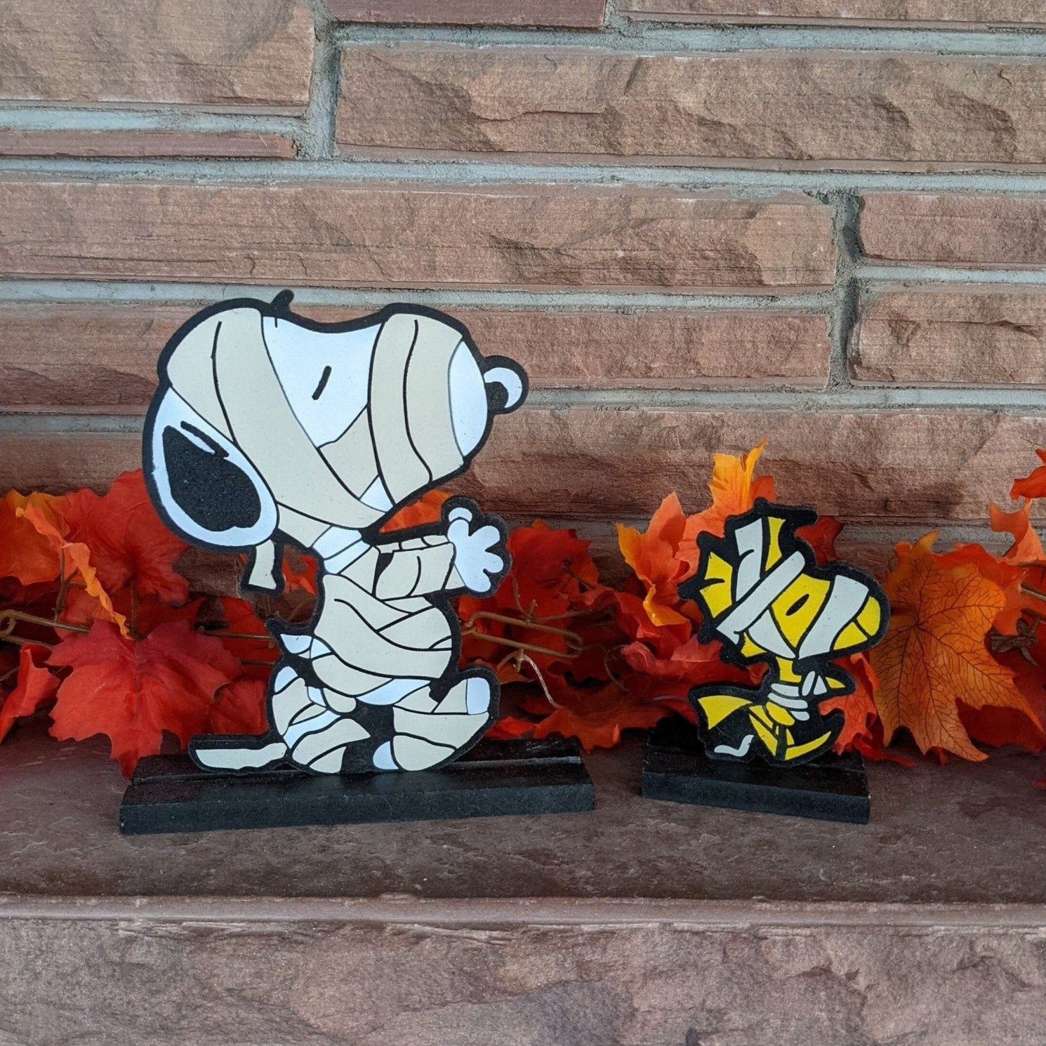 Mummy Snoopy and Woodstock Tabletop Decoration - TitanOakDecor